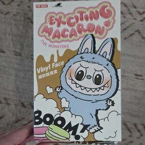 Pop Mart- Labubu-Exciting Macaron Plushie- Eea Salt Coconut